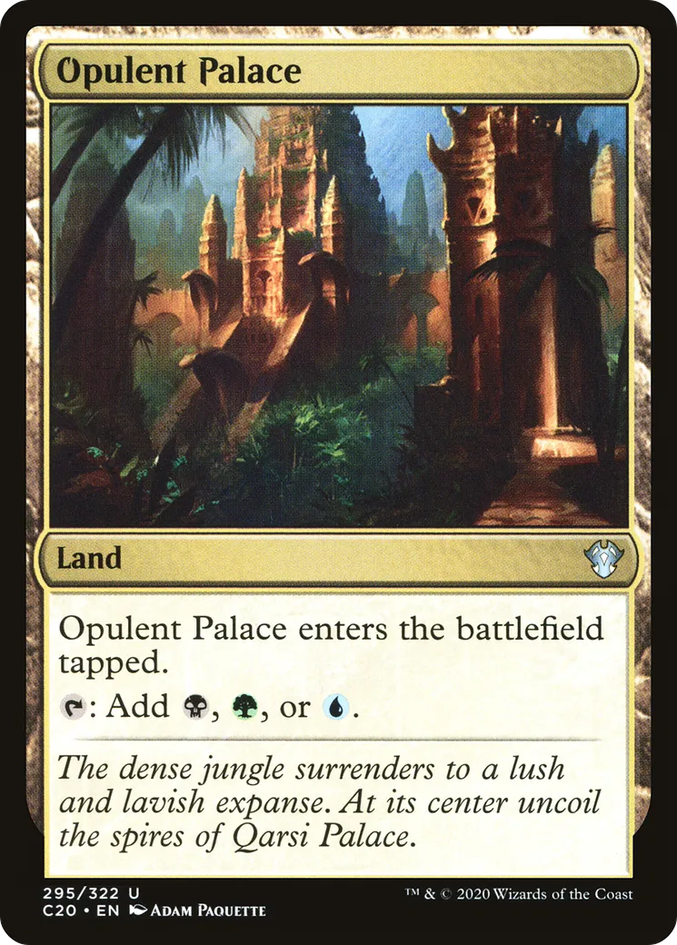 Opulent Palace — Commander 2020 — Magic: The Gathering