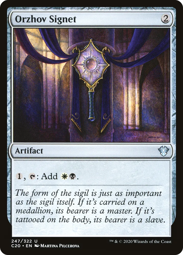 Cachet d'Orzhov — Commander 2020 — Magic: The Gathering