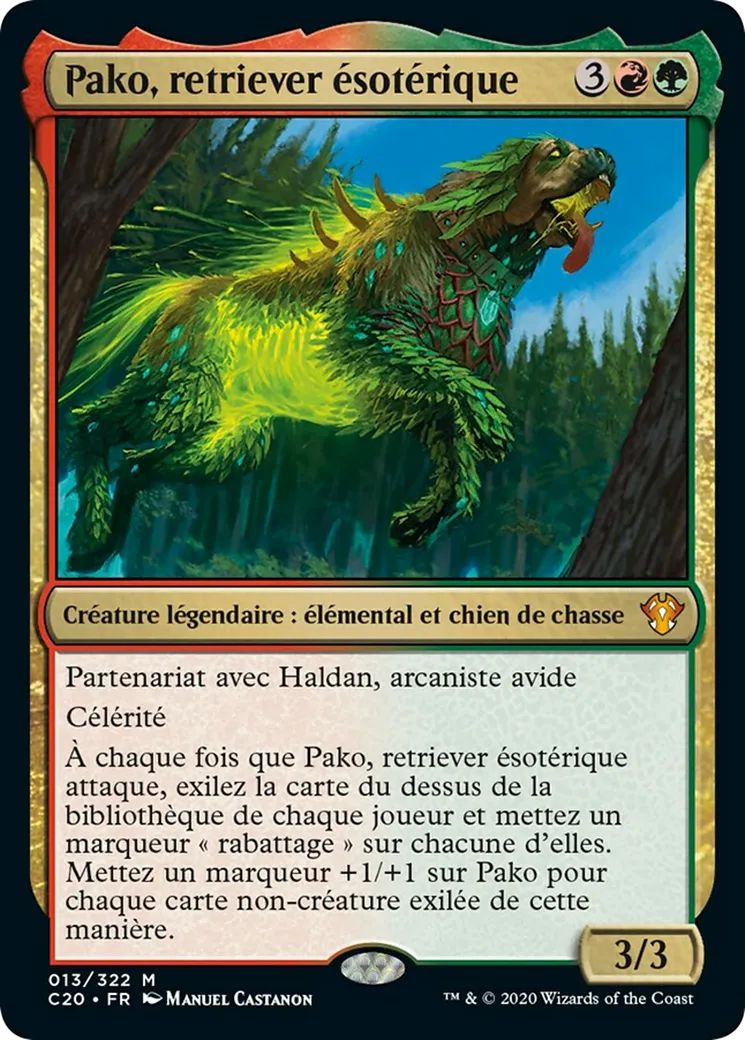 Pako, retriever ésotérique — Commander 2020 — Magic: The Gathering