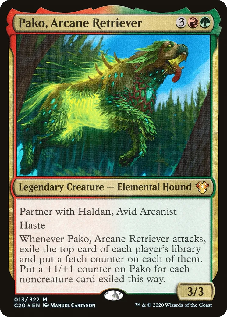 Pako, Arcane Retriever — Commander 2020 — Magic: The Gathering