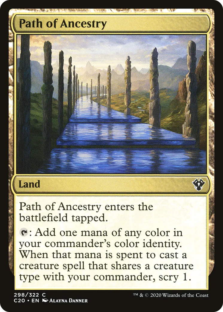 Path of Ancestry — Commander 2020 — Magic: The Gathering