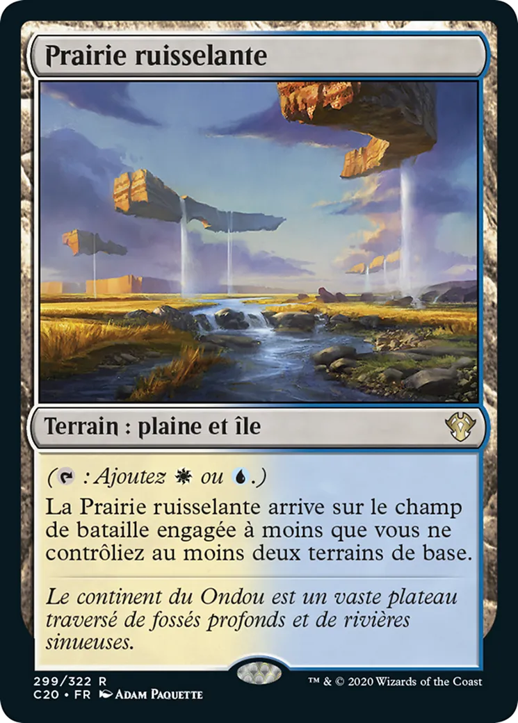 Prairie ruisselante — Commander 2020 — Magic: The Gathering