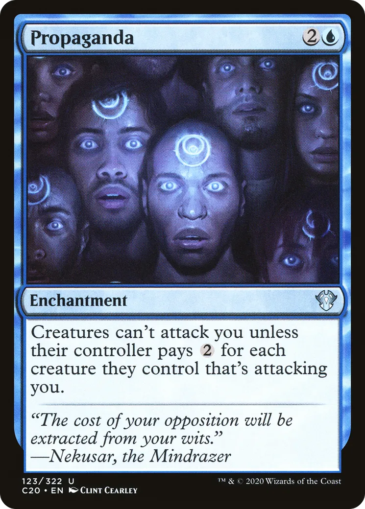 Propaganda from Commander 2020 - Magic: The Gathering
