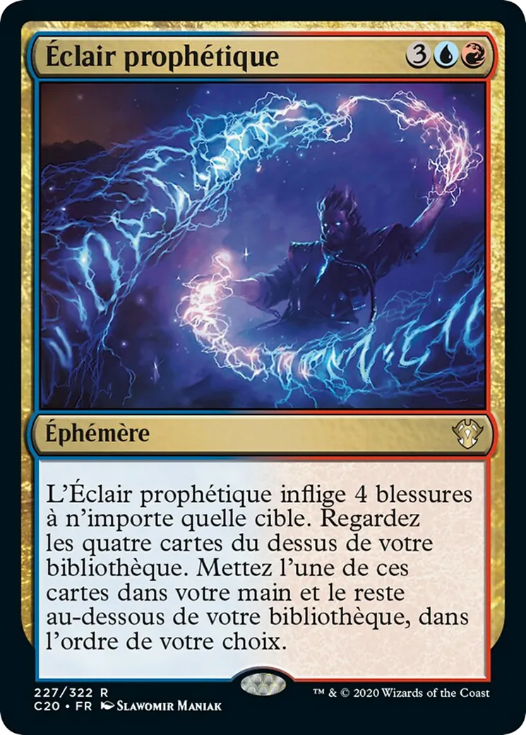 Éclair prophétique — Commander 2020 — Magic: The Gathering