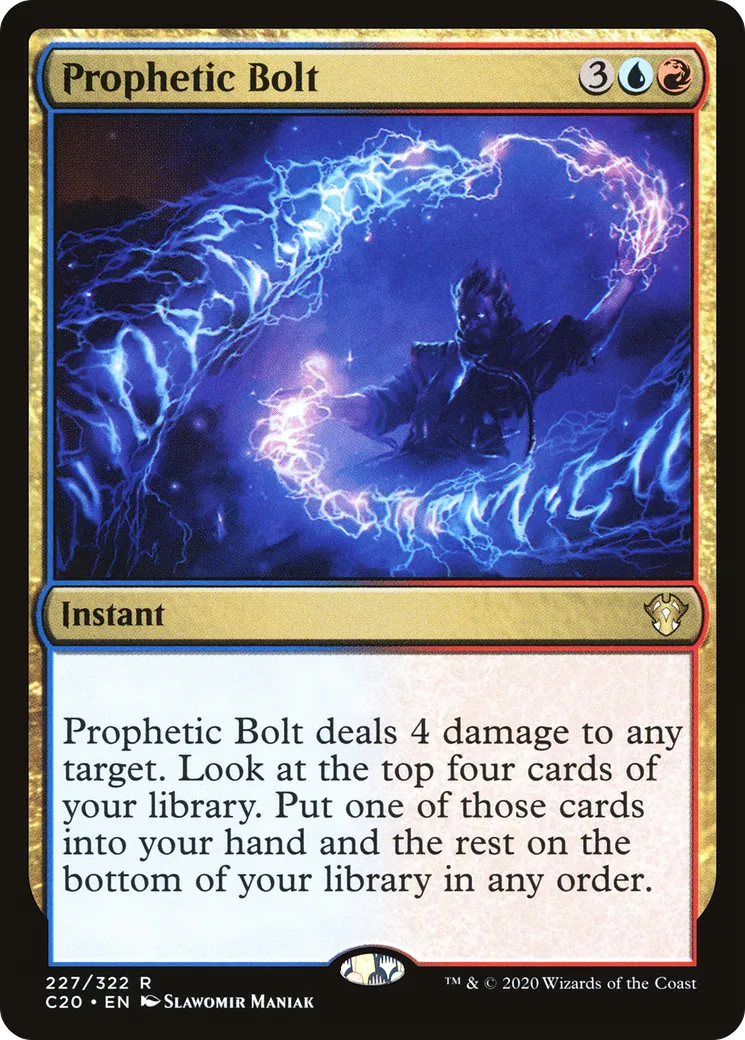 Éclair prophétique — Commander 2020 — Magic: The Gathering