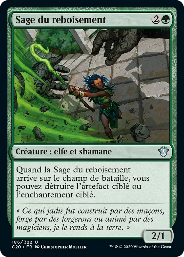 Sage du reboisement — Commander 2020 — Magic: The Gathering