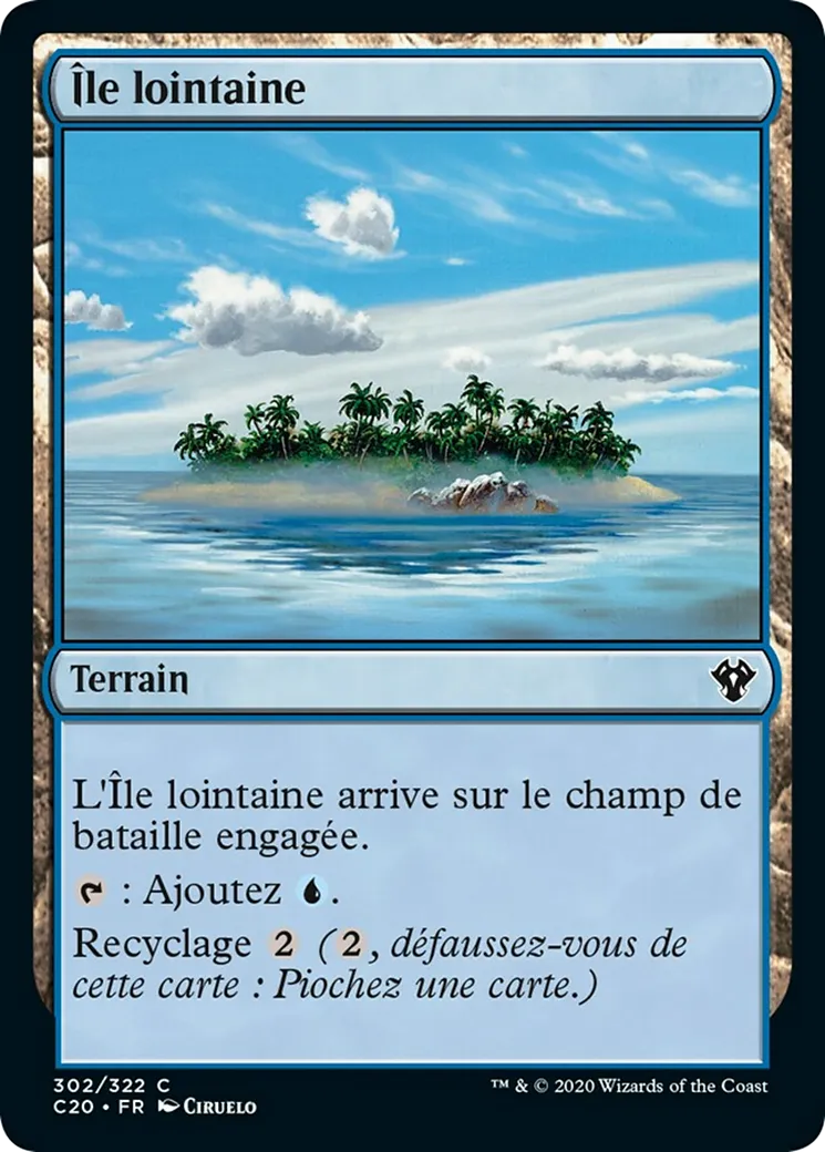 Île lointaine — Commander 2020 — Magic: The Gathering