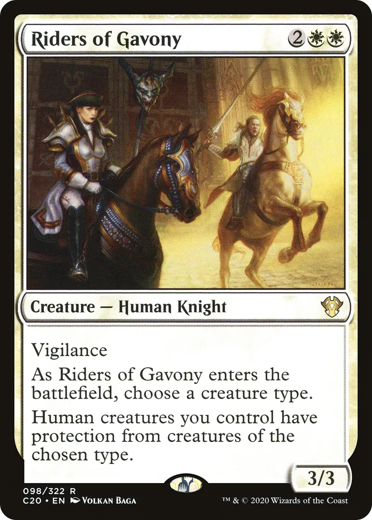 Cavaliers de Gavonie — Commander 2020 — Magic: The Gathering