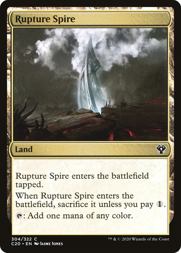 Rupture Spire — Commander 2020 — Magic: The Gathering