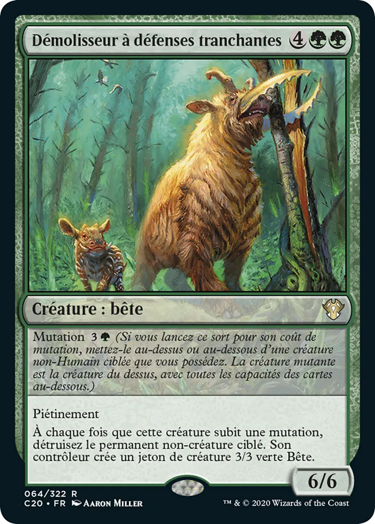 Démolisseur à défenses tranchantes from Commander 2020 - Magic: The Gathering