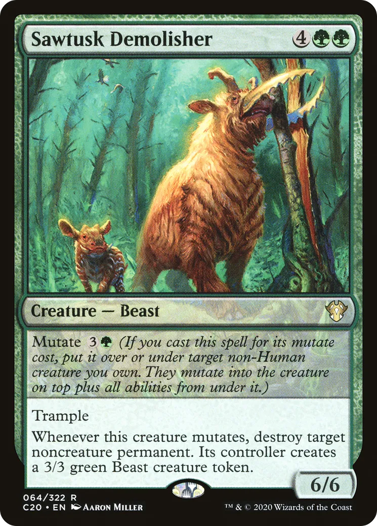Sawtusk Demolisher — Commander 2020 — Magic: The Gathering