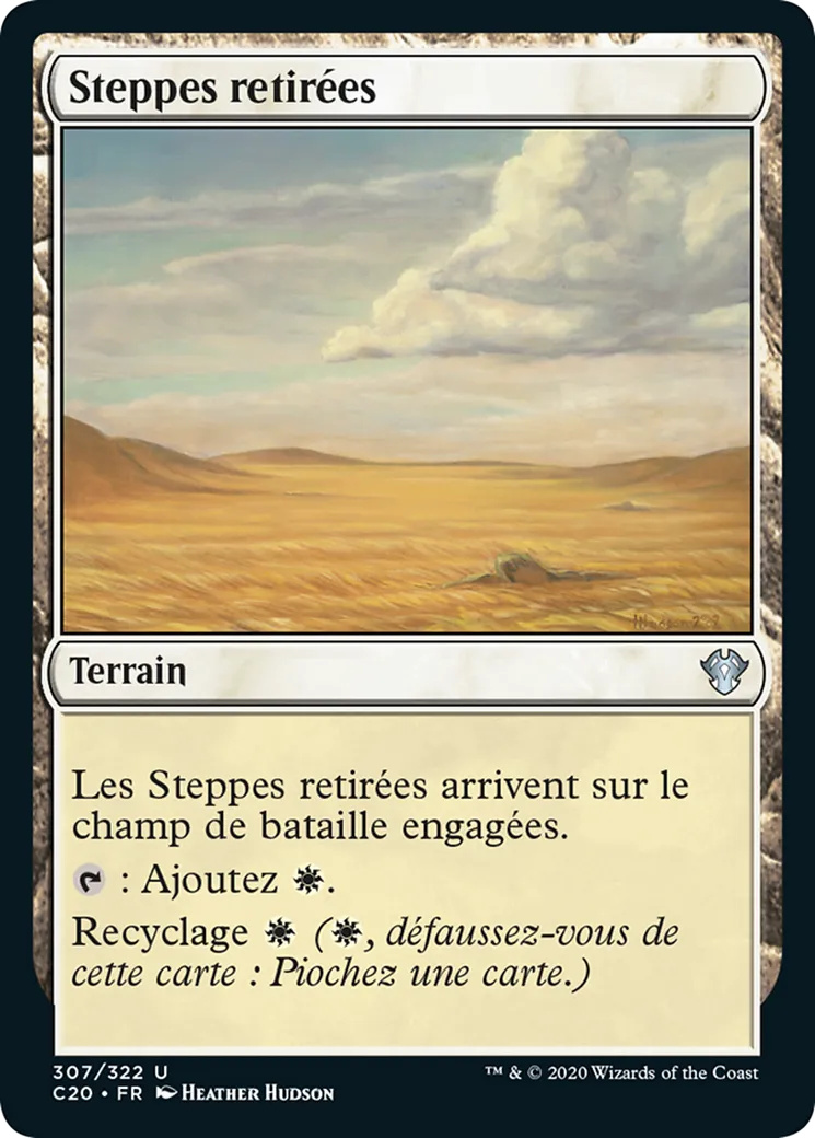 Steppes retirées — Commander 2020 — Magic: The Gathering