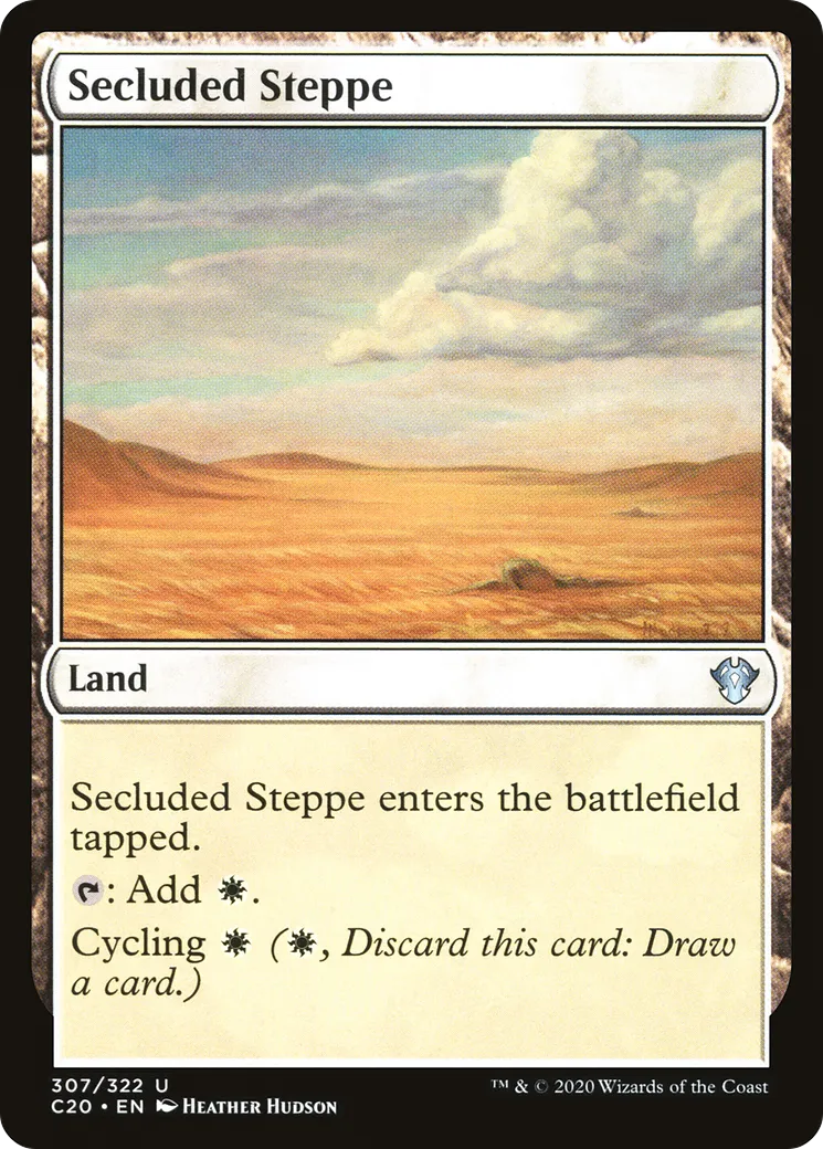 Secluded Steppe — Commander 2020 — Magic: The Gathering