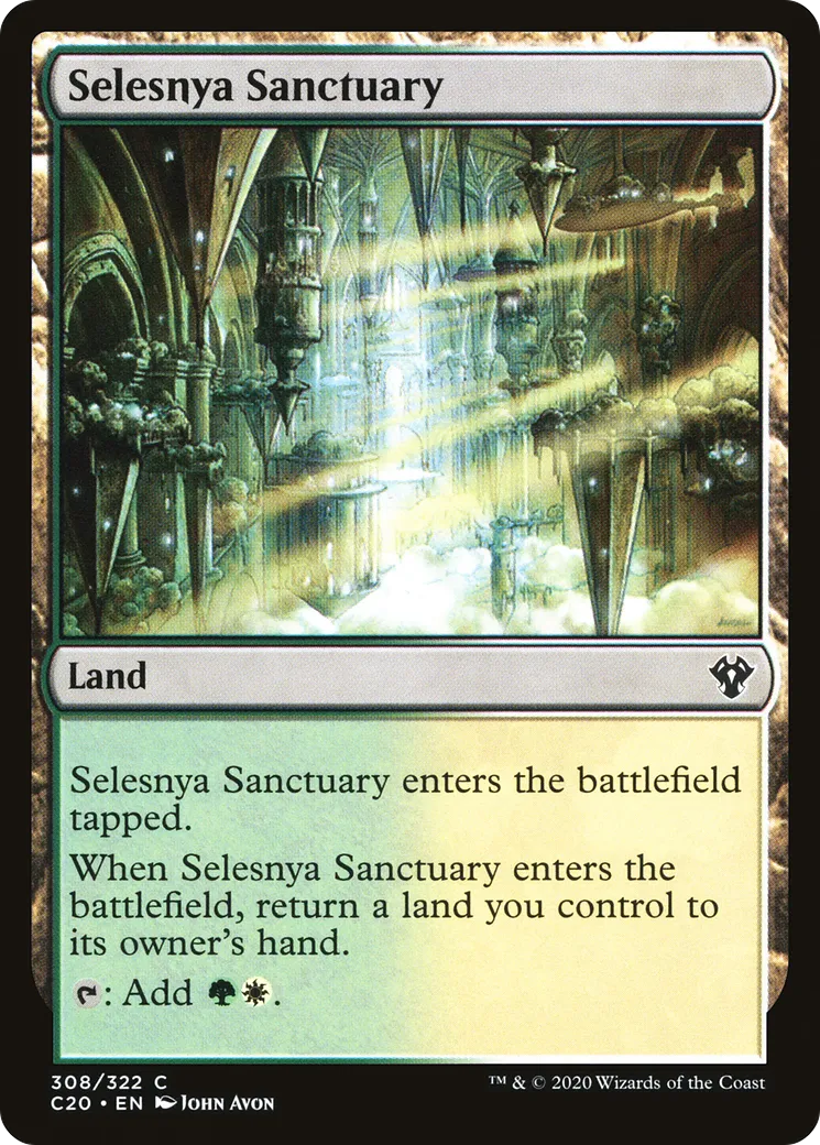 Selesnya Sanctuary — Commander 2020 — Magic: The Gathering