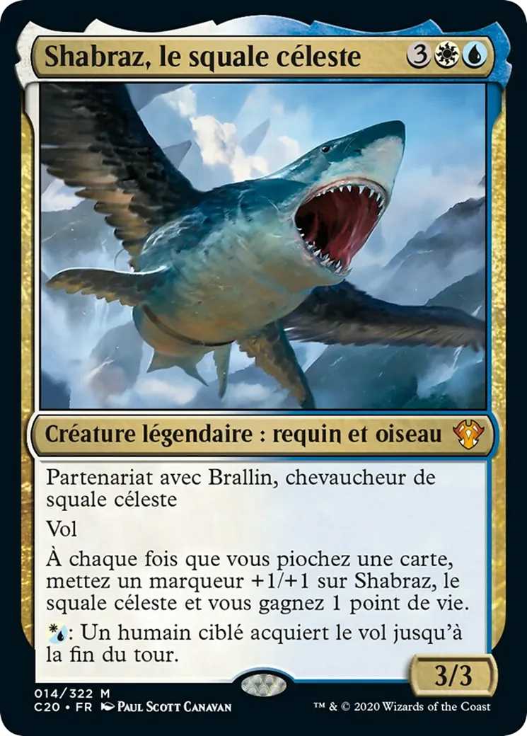 Shabraz, le squale céleste — Commander 2020 — Magic: The Gathering