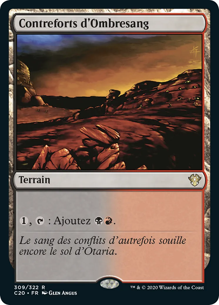 Contreforts d'Ombresang — Commander 2020 — Magic: The Gathering