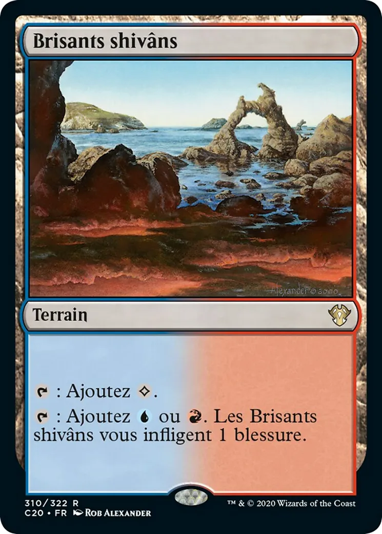 Brisants shivâns — Commander 2020 — Magic: The Gathering