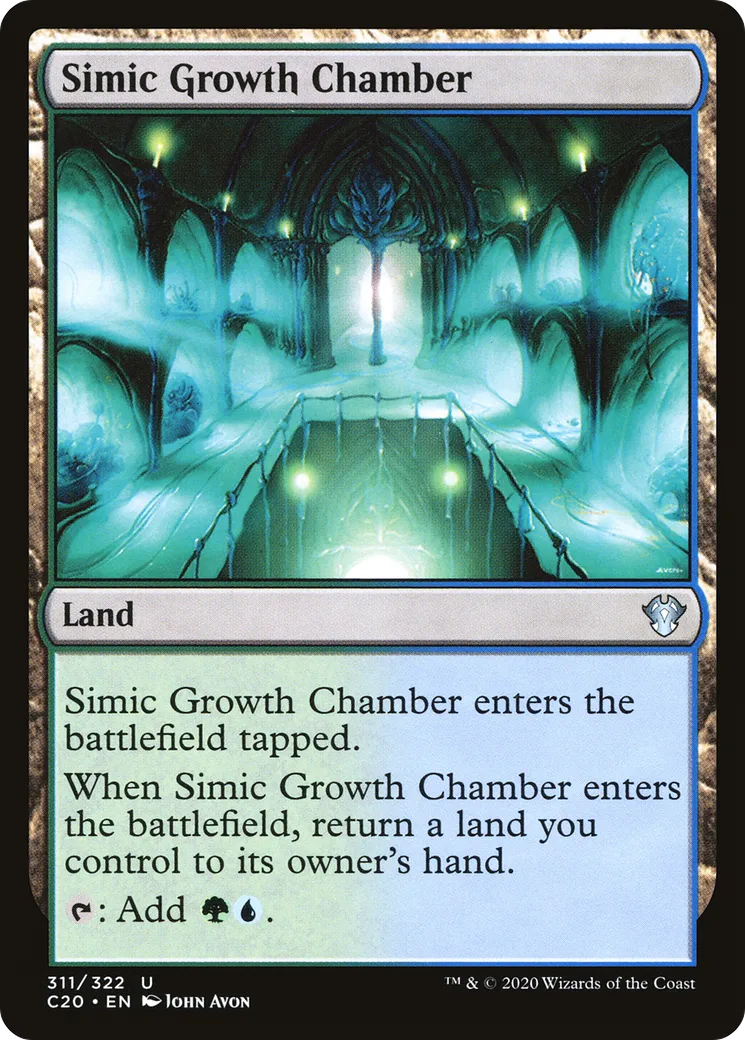 Simic Growth Chamber — Commander 2020 — Magic: The Gathering