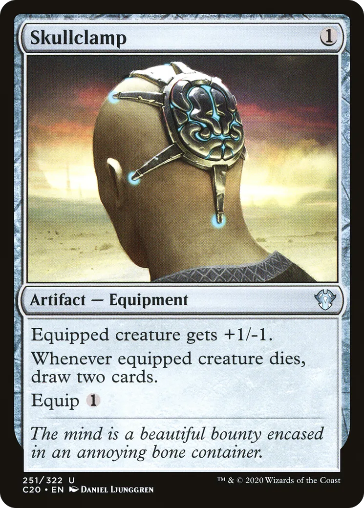 Skullclamp — Commander 2020 — Magic: The Gathering