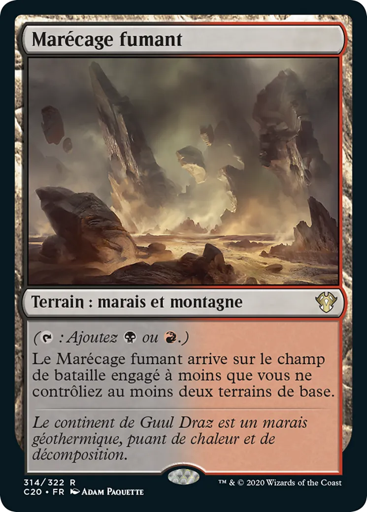 Marécage fumant — Commander 2020 — Magic: The Gathering