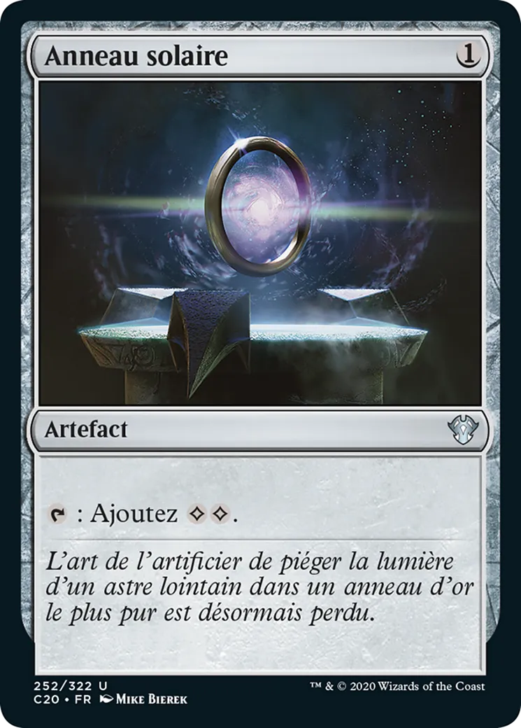 Anneau solaire — Commander 2020 — Magic: The Gathering