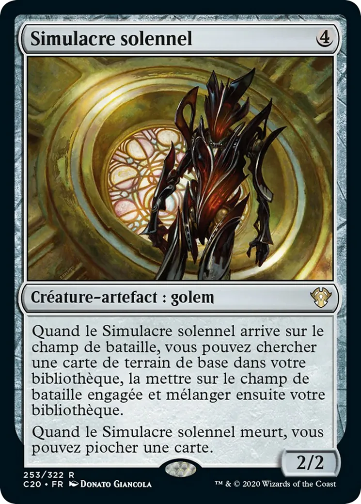 Simulacre solennel — Commander 2020 — Magic: The Gathering