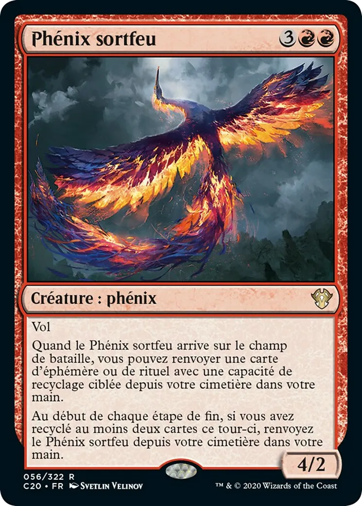 Phénix sortfeu — Commander 2020 — Magic: The Gathering
