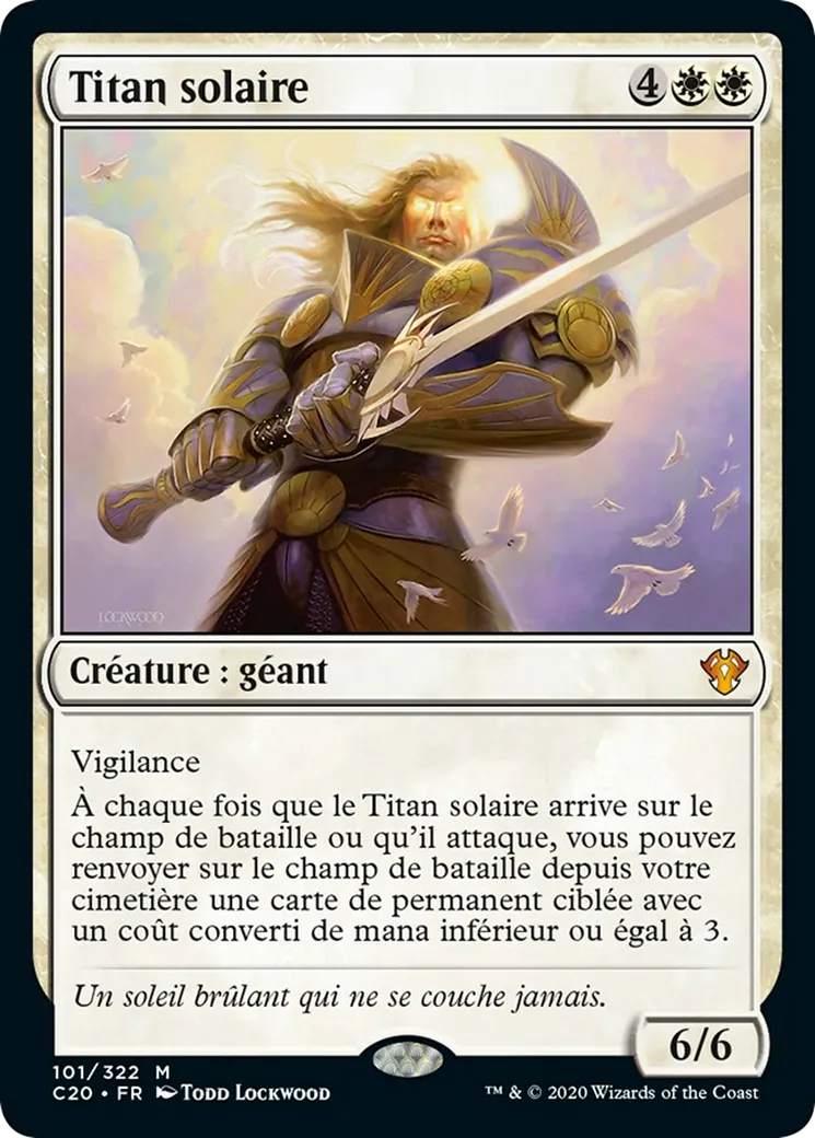 Titan solaire — Commander 2020 — Magic: The Gathering