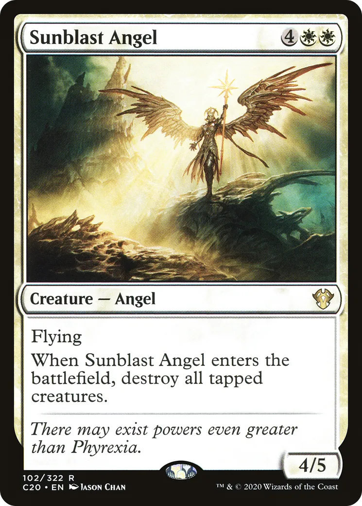 Sunblast Angel — Commander 2020 — Magic: The Gathering