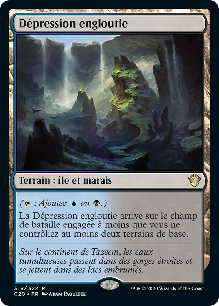 Dépression engloutie — Commander 2020 — Magic: The Gathering