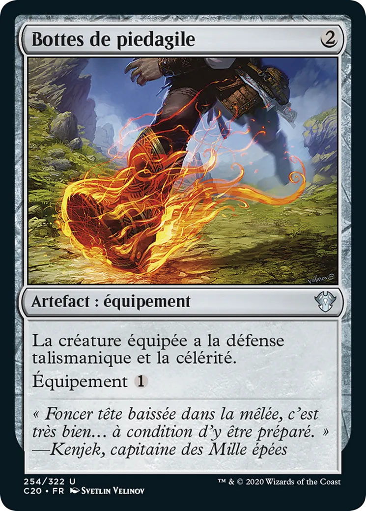 Bottes de piedagile — Commander 2020 — Magic: The Gathering