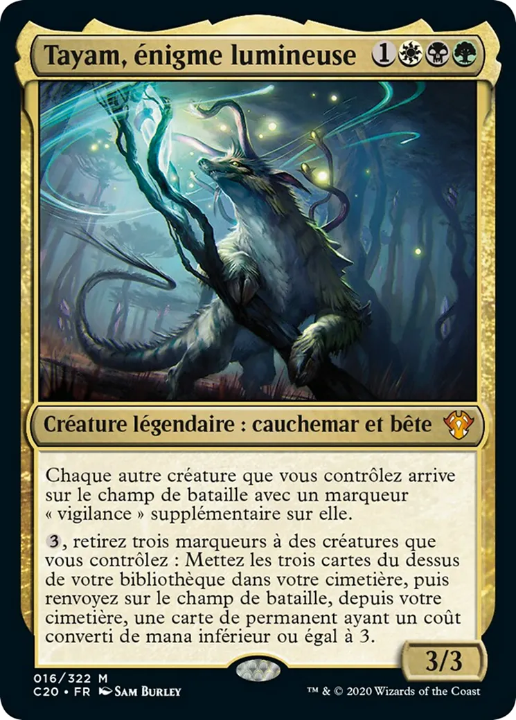Tayam, énigme lumineuse — Commander 2020 — Magic: The Gathering