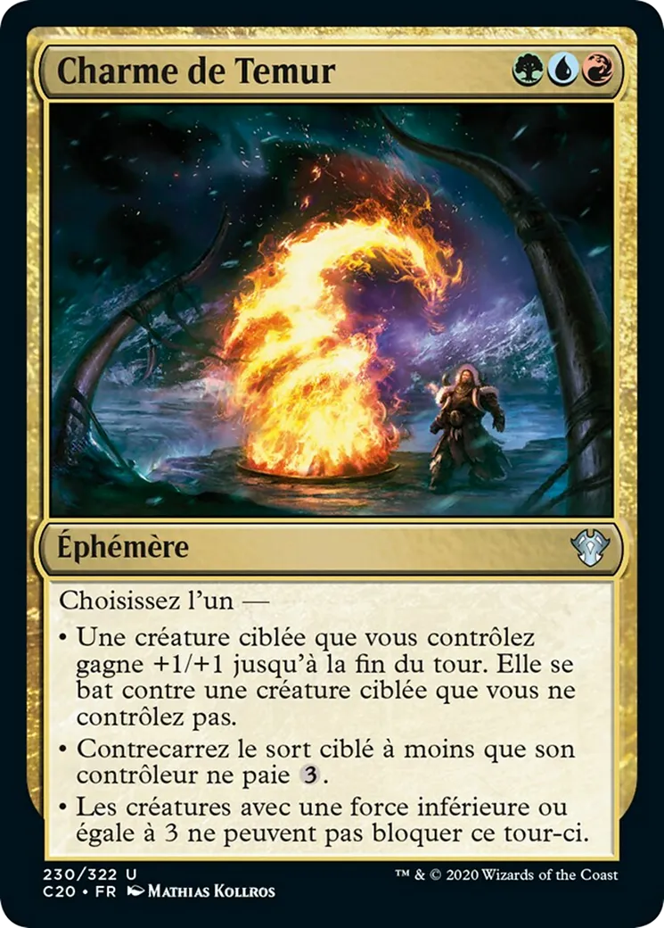 Charme de Temur — Commander 2020 — Magic: The Gathering
