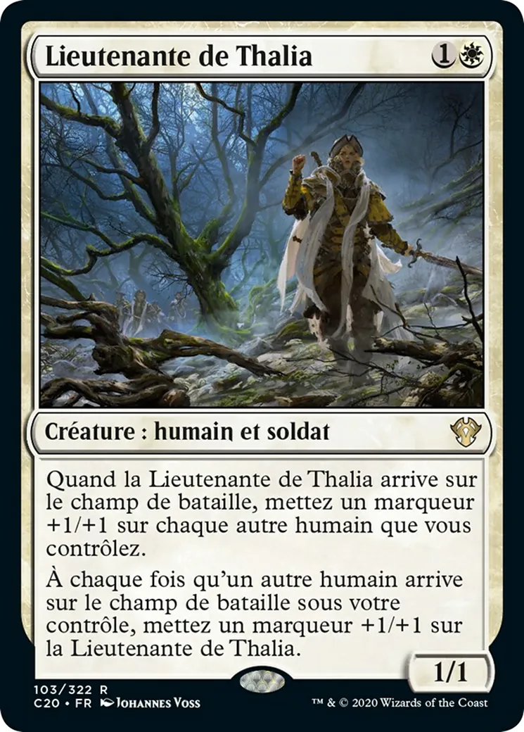 Lieutenante de Thalia — Commander 2020 — Magic: The Gathering