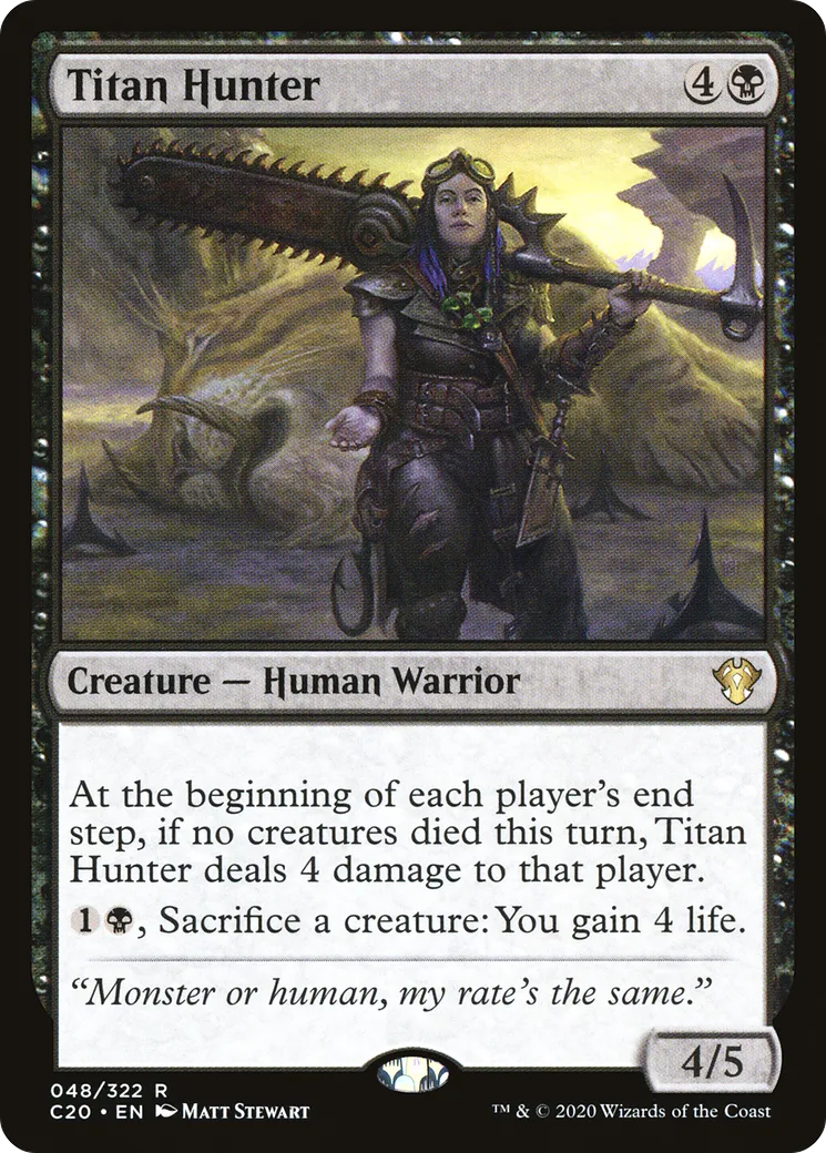 Titan Hunter — Commander 2020 — Magic: The Gathering