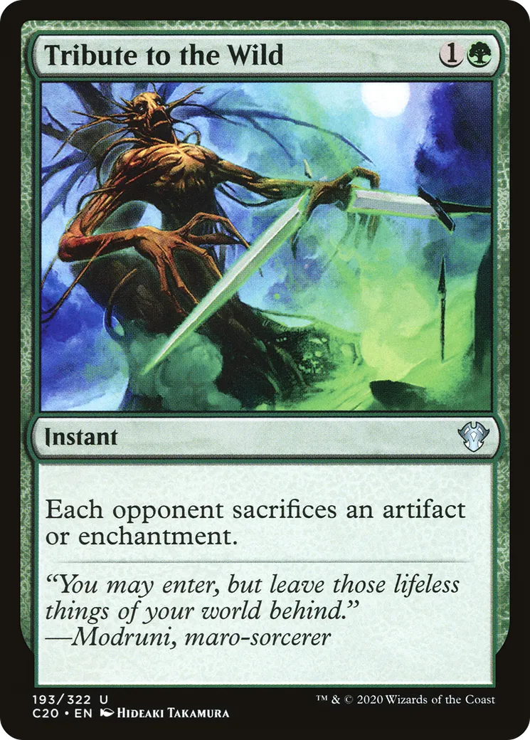 Tribute to the Wild — Commander 2020 — Magic: The Gathering