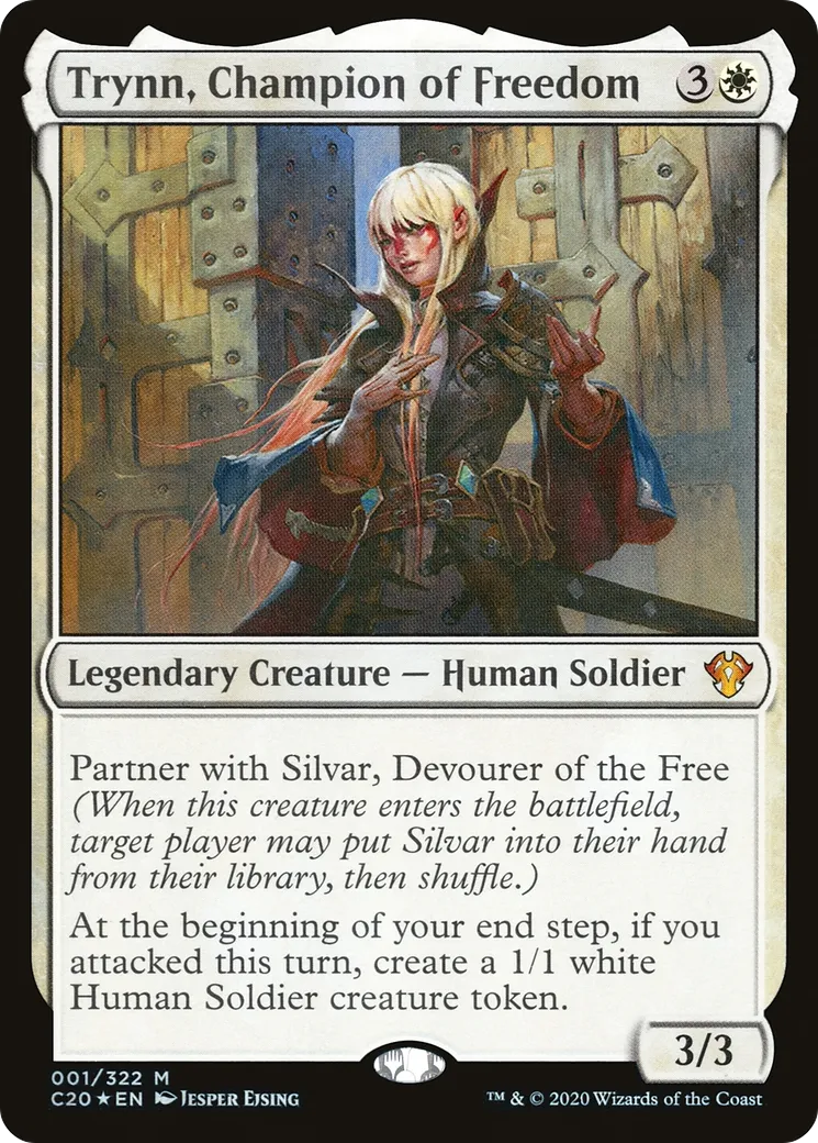 Trynn, Champion of Freedom — Commander 2020 — Magic: The Gathering