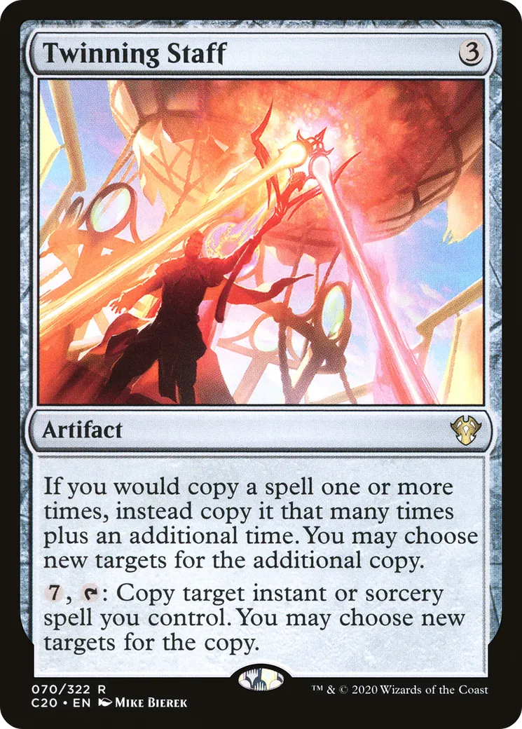 Twinning Staff — Commander 2020 — Magic: The Gathering