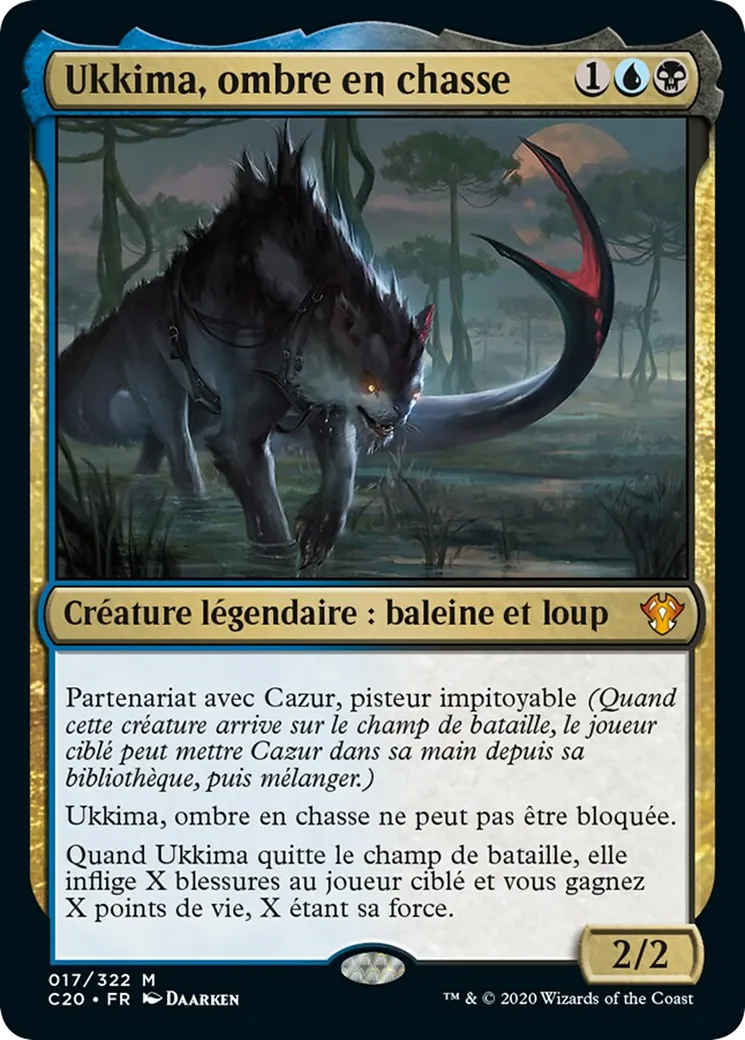 Ukkima, ombre en chasse from Commander 2020 - Magic: The Gathering