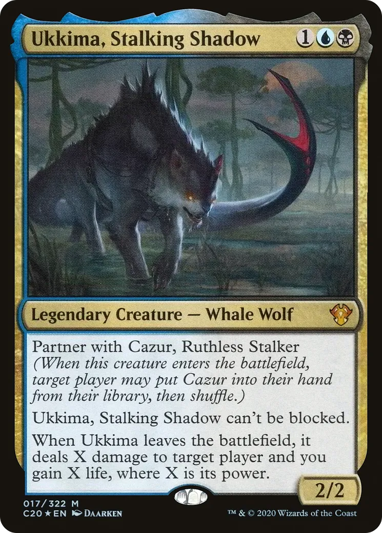 Ukkima, Stalking Shadow — Commander 2020 — Magic: The Gathering