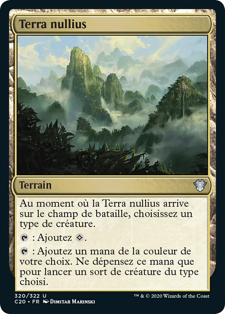 Terra nullius — Commander 2020 — Magic: The Gathering