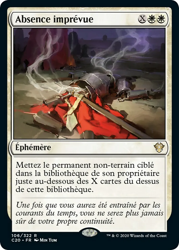 Absence imprévue — Commander 2020 — Magic: The Gathering