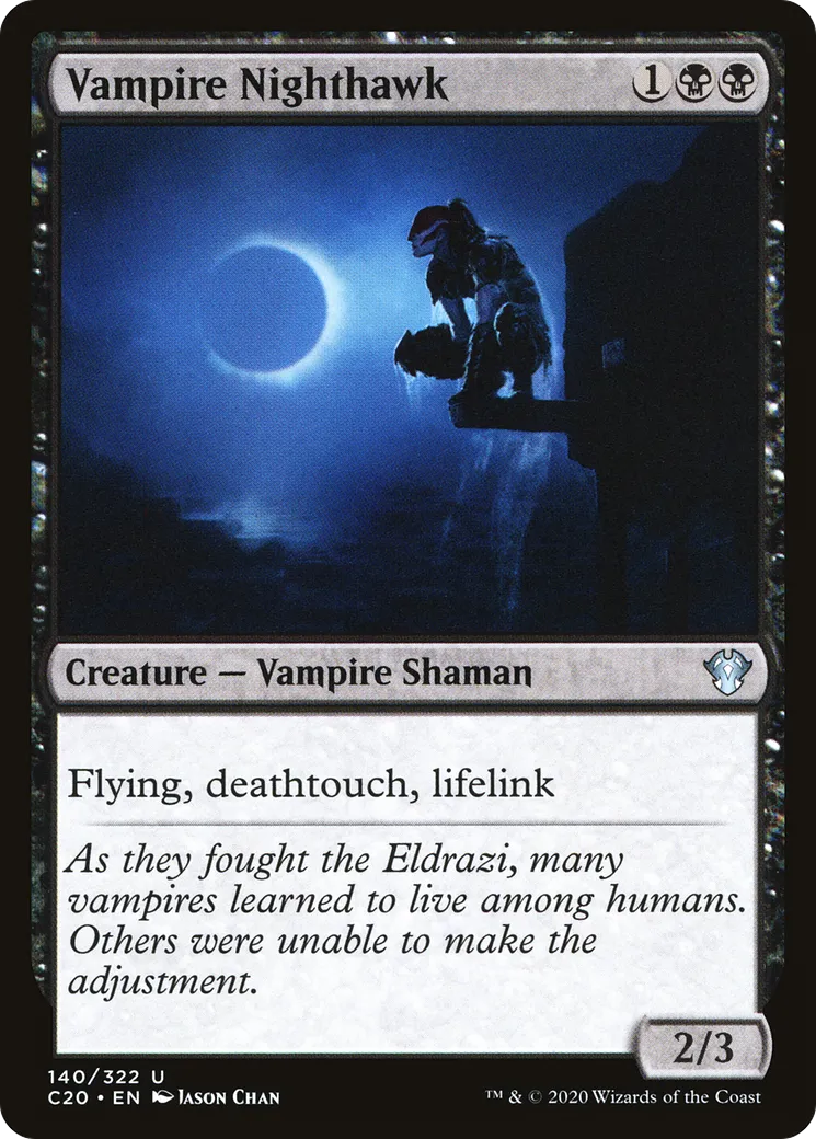 Faucon de nuit vampire — Commander 2020 — Magic: The Gathering