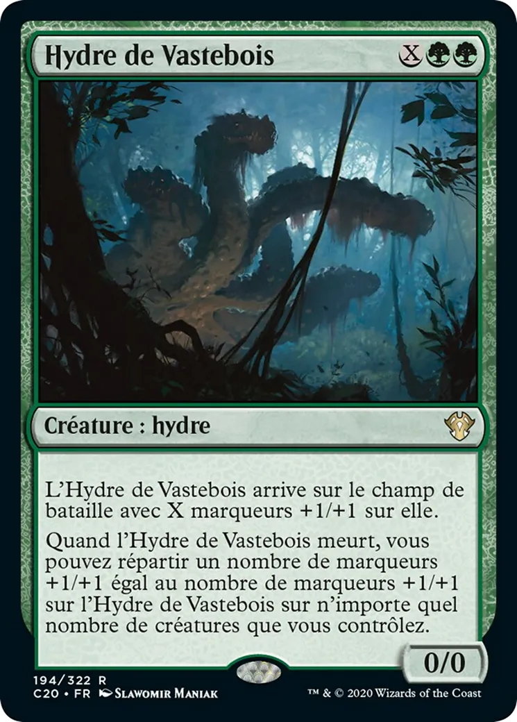Hydre de Vastebois — Commander 2020 — Magic: The Gathering