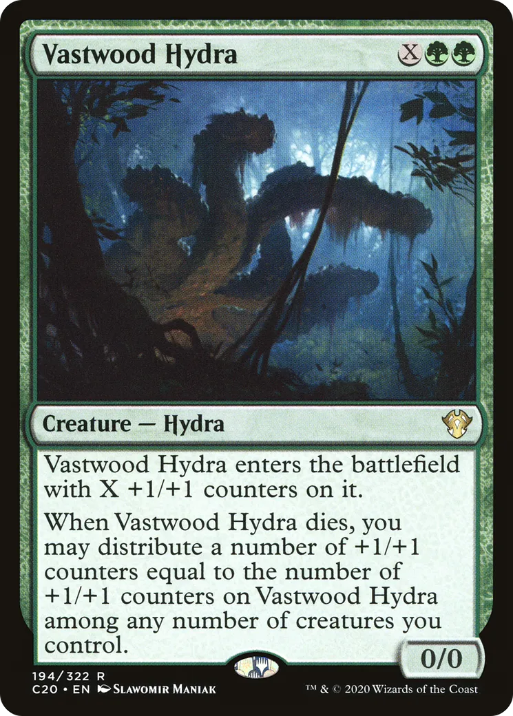 Vastwood Hydra — Commander 2020 — Magic: The Gathering