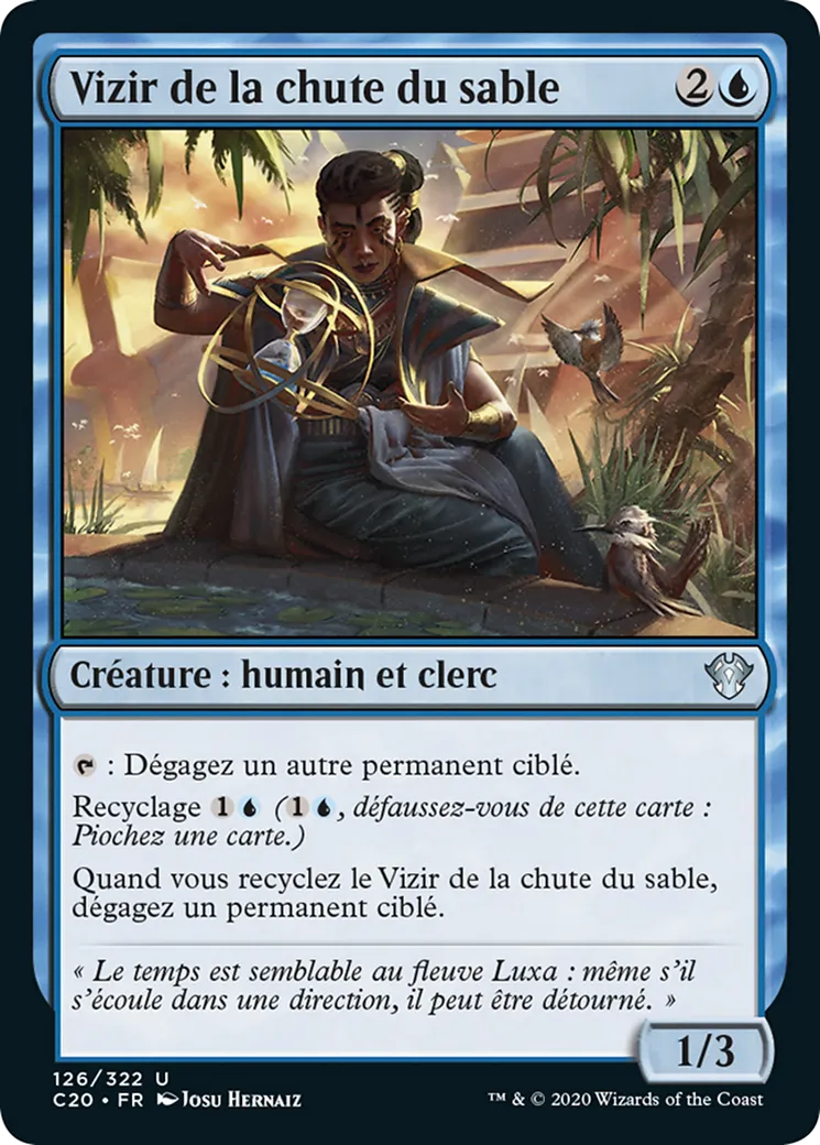 Vizir de la chute du sable — Commander 2020 — Magic: The Gathering
