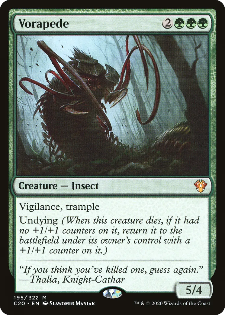 Vorapede — Commander 2020 — Magic: The Gathering