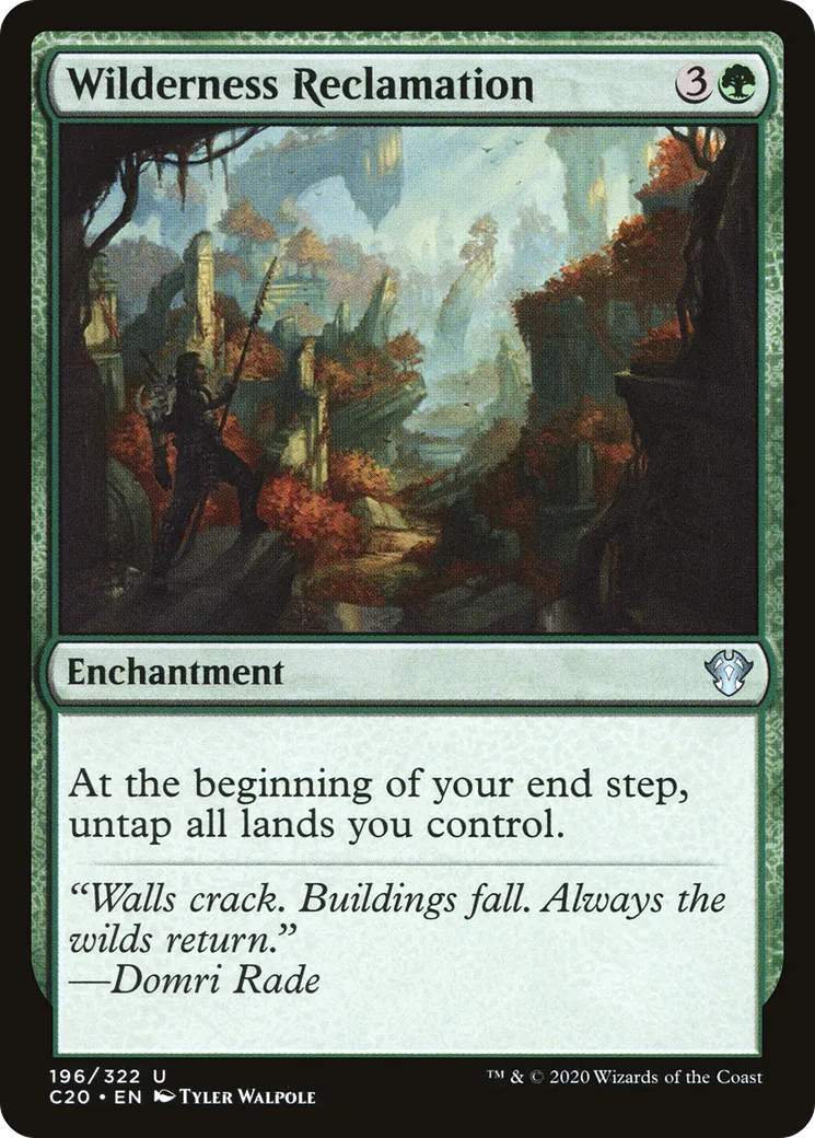Wilderness Reclamation — Commander 2020 — Magic: The Gathering