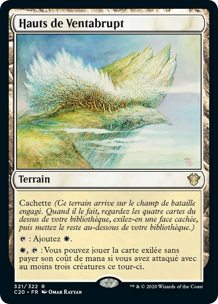 Hauts de Ventabrupt — Commander 2020 — Magic: The Gathering