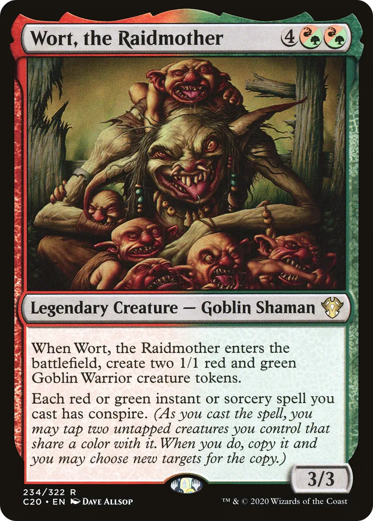 Wort, the Raidmother — Commander 2020 — Magic: The Gathering